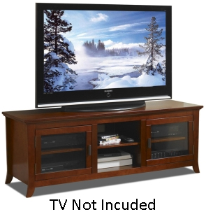 Tech Craft Walnut 62" Wide Credenza TV Stand - PAL62