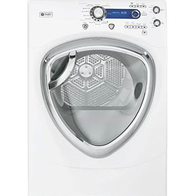 GE Profile PFDS450ELWW White Electric Dryer - PFDS450ELWW