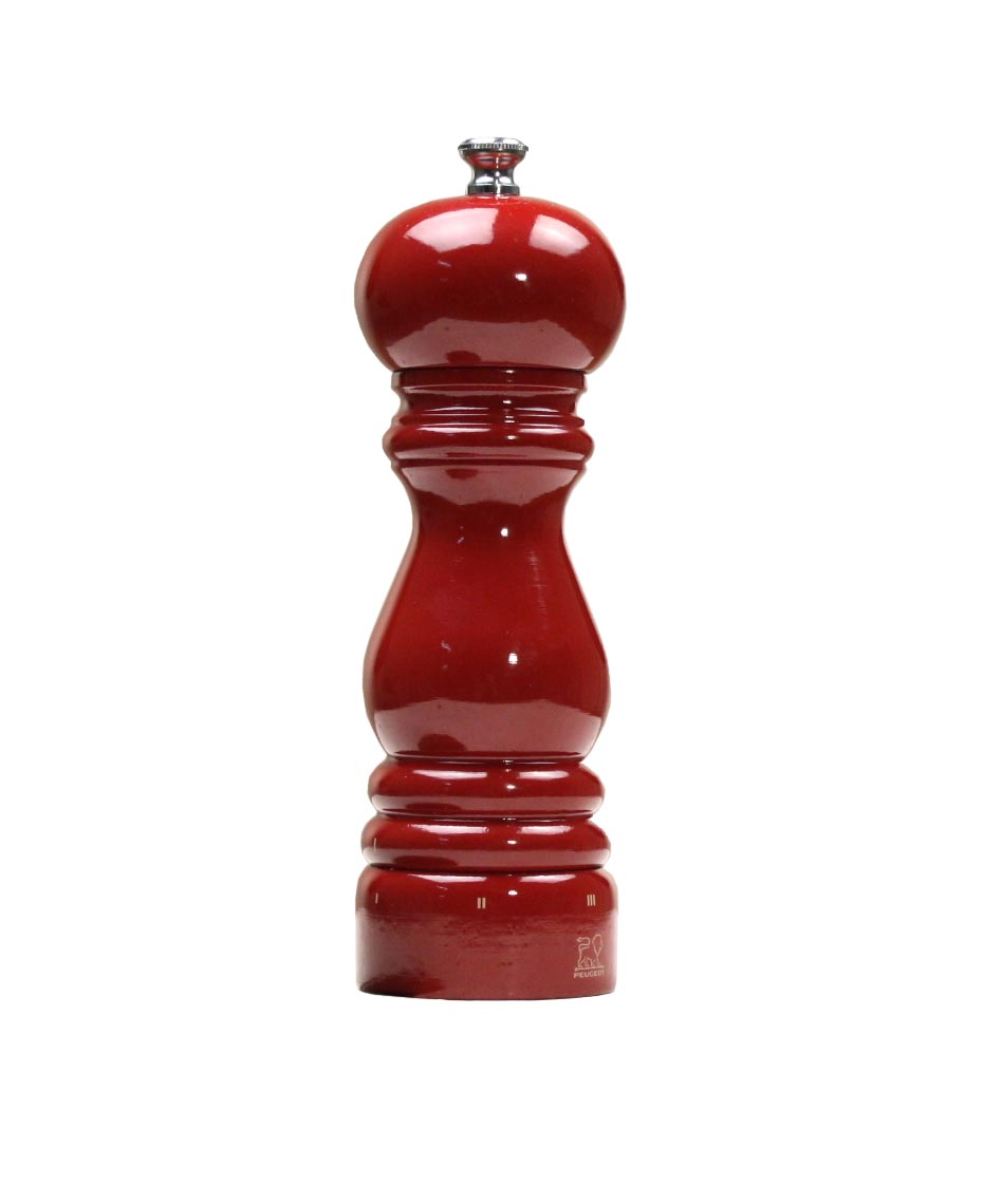 Peugeot Paris 7" Red Lacquered Salt Mill - PM23591
