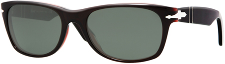 Persol Sun Collection Burgundy Wayfarer Unisex Sunglasses - PO2953S5368531