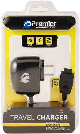 Premier Accessory Group Try Me Samsung Travel Charger - PTRVS300