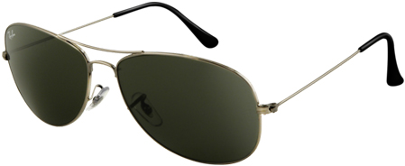 Ray-Ban Cockpit Gunmetal Polarized Unisex Sunglasses - RB3362 004/58 Ray-Ban Cockpit Gunmetal Polarized Unisex Sunglasses - RB3362 004/58