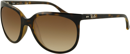 Ray-Ban Cats 1000 Aviator Brown Unisex Sunglasses - RB4126 710-51