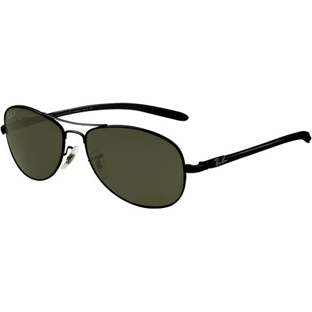 Ray-Ban RB8301 Aviator Carbon Fiber Black Unisex Sunglasses - RB8301002N5