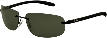 Ray-Ban RB8303 Carbon Fiber Black Polarized Unisex Sunglasses - RB8303 002/9A