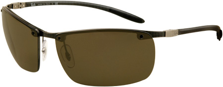 Ray-Ban RB8306 Carbon Fiber CL Green Unisex Sunglasses - RB8306 082/9A 64 Ray-Ban RB8306 Carbon Fiber CL Green Unisex Sunglasses - RB8306 082/9A 64