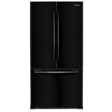 Samsung RF197 Black 18 Cu. Ft. French Door Bottom Freezer Refrigerator - RF197ACBP