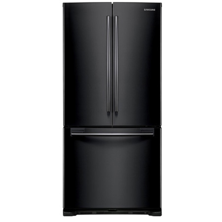 Samsung RF217 Black 20 Cu. Ft. French Door Bottom Freezer Refrigerator - RF217ACBP