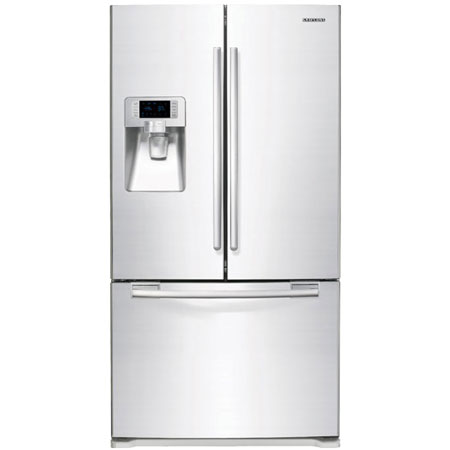 Samsung RFG237 White Bottom Freezer Refrigerator - RFG237AAWP