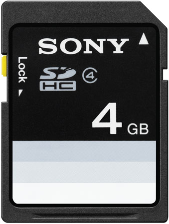 Sony 4GB SDHC Class 4 Memory Card - SF4N4/TQ
