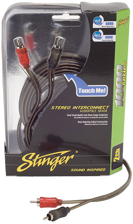 Stinger 1000 Series 2-Channel Interconnect Cable - SI12YF