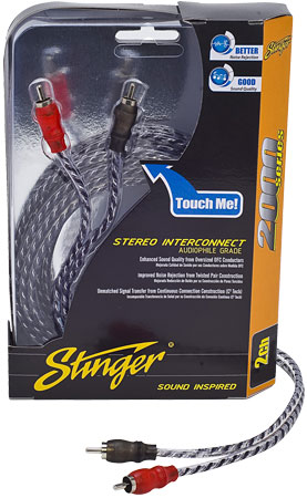 Stinger 2000 Series 2-Channel RCA Interconnect Cable - SI2220 Stinger 2000 Series 2-Channel RCA Interconnect Cable - SI2220