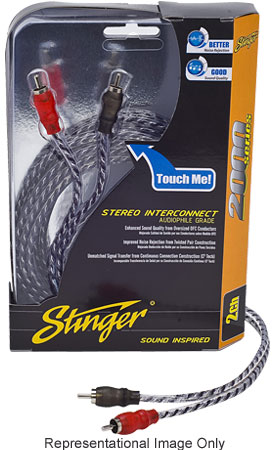 Stinger 2000 Series 2-Channel Interconnect Y-Adapter - SI22YF