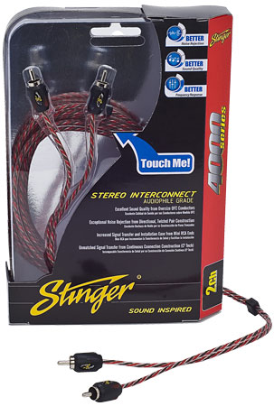 Stinger 4000 Series 2-Channel Interconnect Cable - SI4212