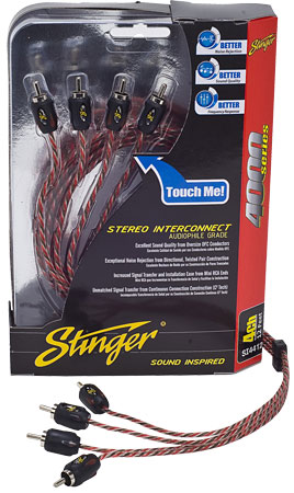 Stinger 4000 Series 4-Channel Interconnect Cable - SI4417 Stinger 4000 Series 4-Channel Interconnect Cable - SI4417