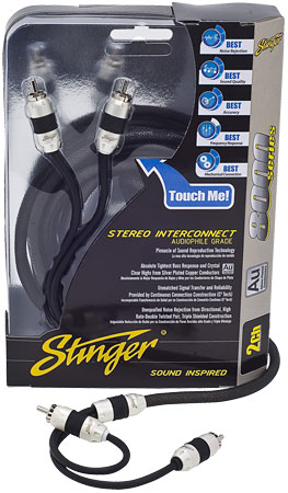 Stinger 8000 Series 2-Channel Interconnect Cable - SI826