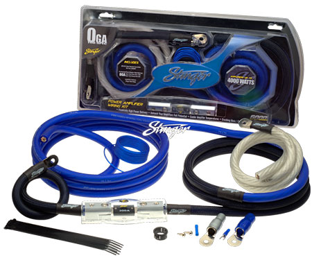 Stinger 6000 Series 1/0 Gauge Power Wiring Kit - SK6201
