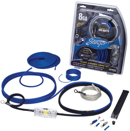 Stinger 6000 Series 8 Gauge Power Wiring Kit - SK6281