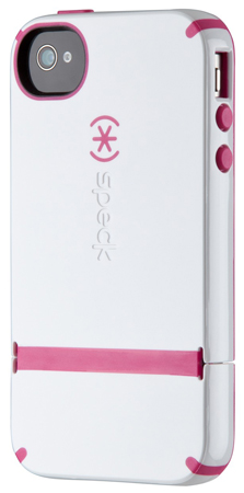 Speck White And Raspberry Flip