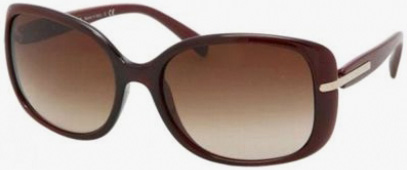 Prada SPR 08O Large Bordeaux Ladies Sunglasses - SPR 08O S57 IAD6S1