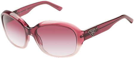 Prada SPR 10MS Cherry Ladies Sunglasses - - SPR 10MS ZYV/4V1