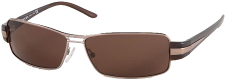 Prada SPR 50HS Bronze Mens Sunglasses - SPR 50HS 4AC8C1