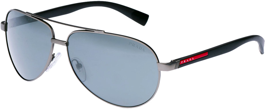 Prada Linea Rossa SPS51N Aviator Mens Sunglasses - SPS 51NS 63 7CQ7W1