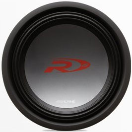 Alpine 15  Type-R Series Subwoofer - Black/Grey Finish - SWR1542D