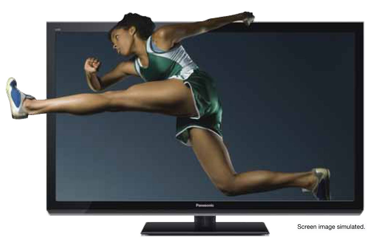 Panasonic 50" VIERA Class UT50 Black Flat Panel 3D Plasma HDTV - TC-P50UT50