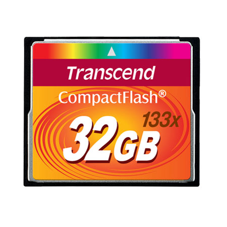 Transcend 133X High-Speed 32GB Compact Flash Card - TS32GCF133
