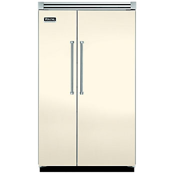 Viking 48 ' Professional Series Biscuit Built-In Side-By-Side Refrigerator - VCSB548BT