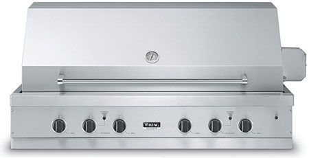 Viking 53" Ultra-Premium E-Series Natural Gas Built-In Stainless Steel Grill - VGBQ530-4RE2