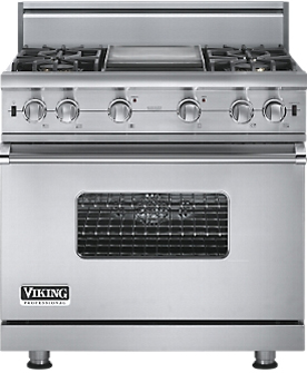 Viking 36 ' Custom Sealed 4 Burner Gas Range - VGCC5364G