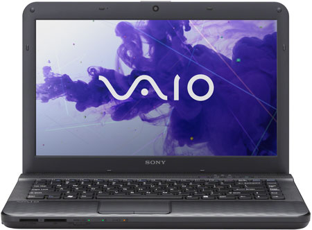 Sony VAIO E Series Black Laptop Computer - VPCEG34FX/B