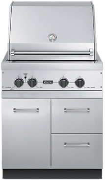 Viking Outdoor Series Stainless Steel Grill Base - VQBO3021SS