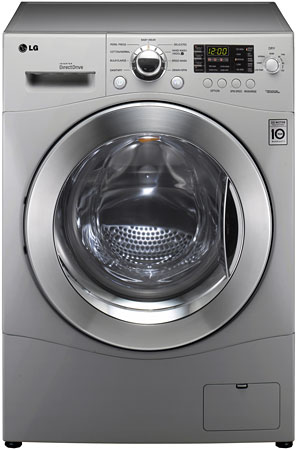 LG WM3455 Silver Washer And Dryer Combo - WM3455HS