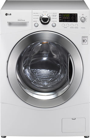 LG 2.3 Cu.Ft. Front Load Compact White Washer And Dryer Combo - WM3455HW