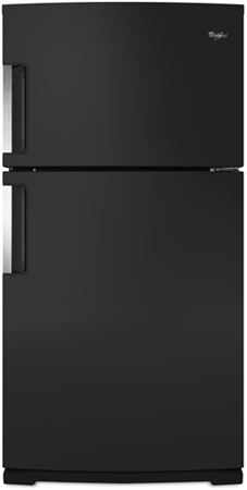 Whirlpool 21 Cu Ft Black Top Freezer Refrigerator - WRT771RWYB Whirlpool 21 Cu Ft Black Top Freezer Refrigerator - WRT771RWYB