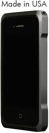 Atomic Black/ Gunmetal Hybrid Composite Case for iPhone 4 - AHC01B-G iPhone 4 Case