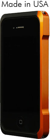 Atomic Black/ Orange Hybrid Composite Case for iPhone 4 - AHC01B-O iPhone 4 Case