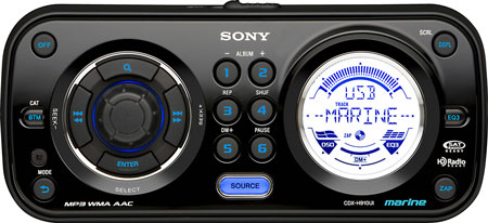 Sony Xplod Marine MP3/WMA/AAC/CD Receiver - CDX-H910UI