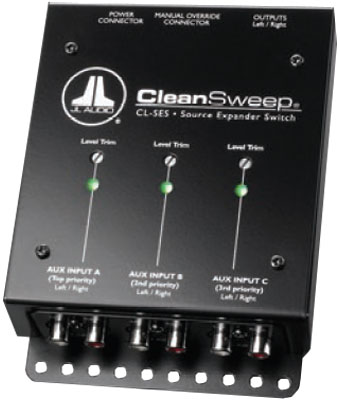 JL Audio CleanSweep Source Expander Switch - Black Finish - CL-SES