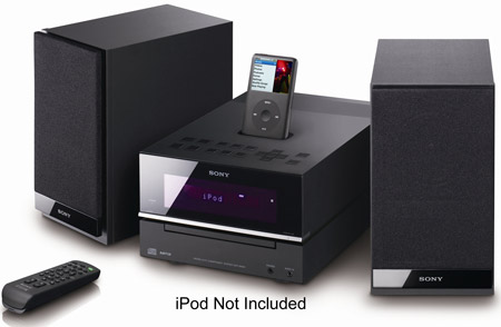 Sony Micro Hi-Fi Component Shelf System In Black - CMT-BX20I