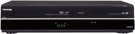 Toshiba Black DVD VCR Combo Player and Recorder - D-VR620