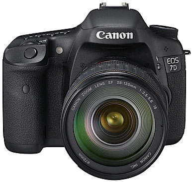 Canon EOS 7D Black 18 Megapixel Digital SLR Camera With Lens - EOS 7D 28135 Canon EOS 7D Black 18 Megapixel Digital SLR Camera With Lens - EOS 7D 28135