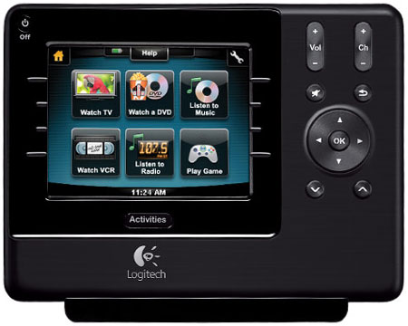 Logitech Harmony 1100 Black Touchscreen Universal Remote Control - Harmony 1100