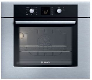 Bosch Stainless Steel 300 Series 30 ' Electric Built In Single Oven - HBL3450SS