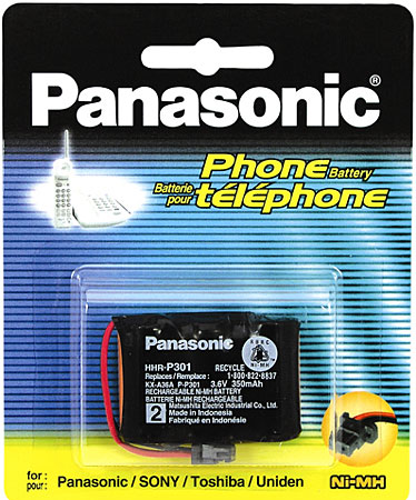 Panasonic Cordless Phone Replacement Battery - HHR-P301PA