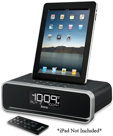 iHome Dual Alarm Stereo Clock Radio - iD91BZC
