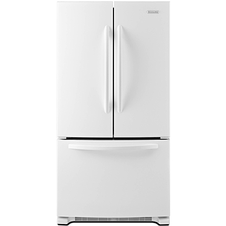 KitchenAid Architect Series II White Bottom-Freezer Refrigerator - KBFS25EWWH